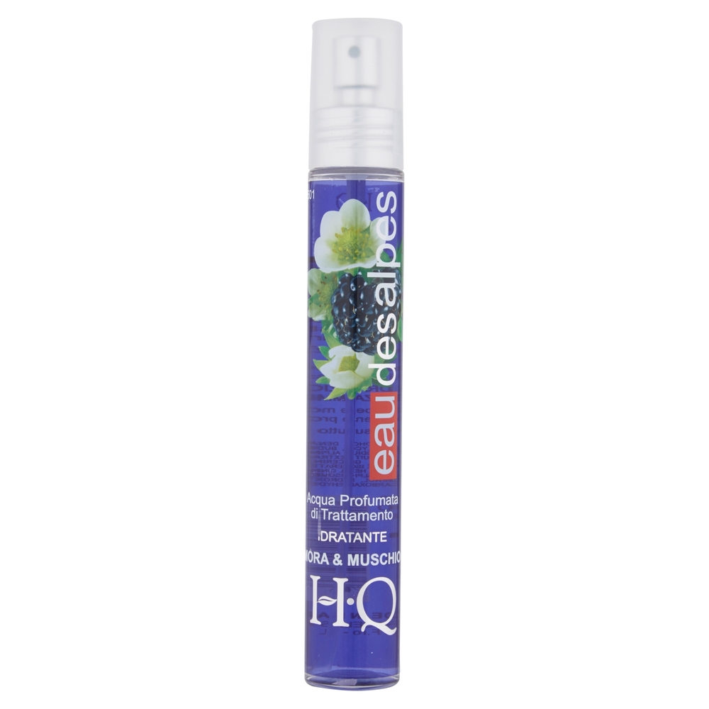 HQ eau des alpes Acqua Profumata di trattamento idratante mora & muschio 75 ml